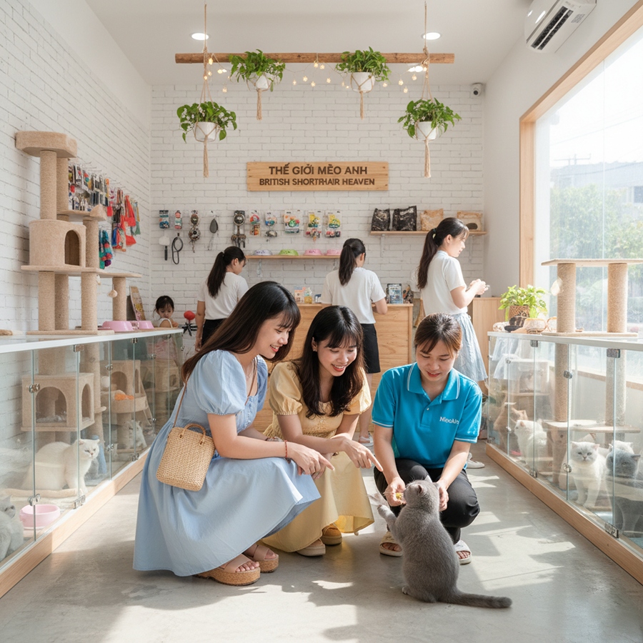 Mèo Anh tai cụp, giá bán, đặc điểm và cách nuôi 10 Mèo Anh thuần chủng từ thương hiệu MeoAnh