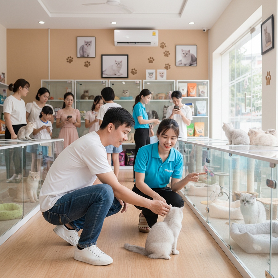 Mèo Anh bị ho sổ mũi, nguyên nhân và cách điều trị 11 Khách hàng sở hữu mèo Anh đẹp từ MeoAnh